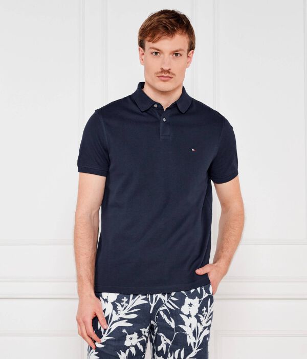 

Рубашка поло 1985 г. Slim fit Tommy Hilfiger, синий