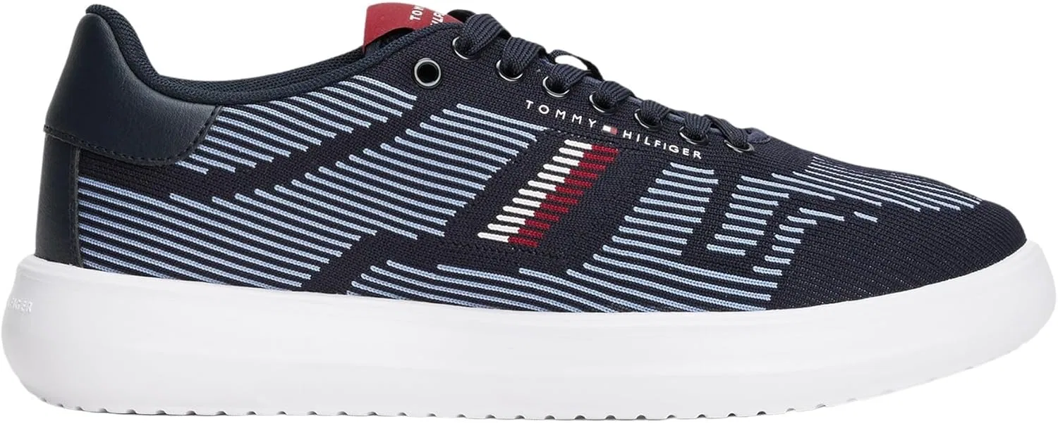 Tommy Hilfiger Кроссовки Herren Cupsole Modern Knit с логотипом, Blue Desert Sky — фото 4