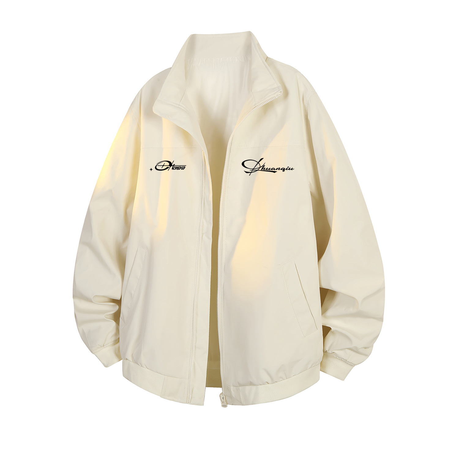 

Куртка Unisex Stand Collar Moderate HUANQIU, экрю