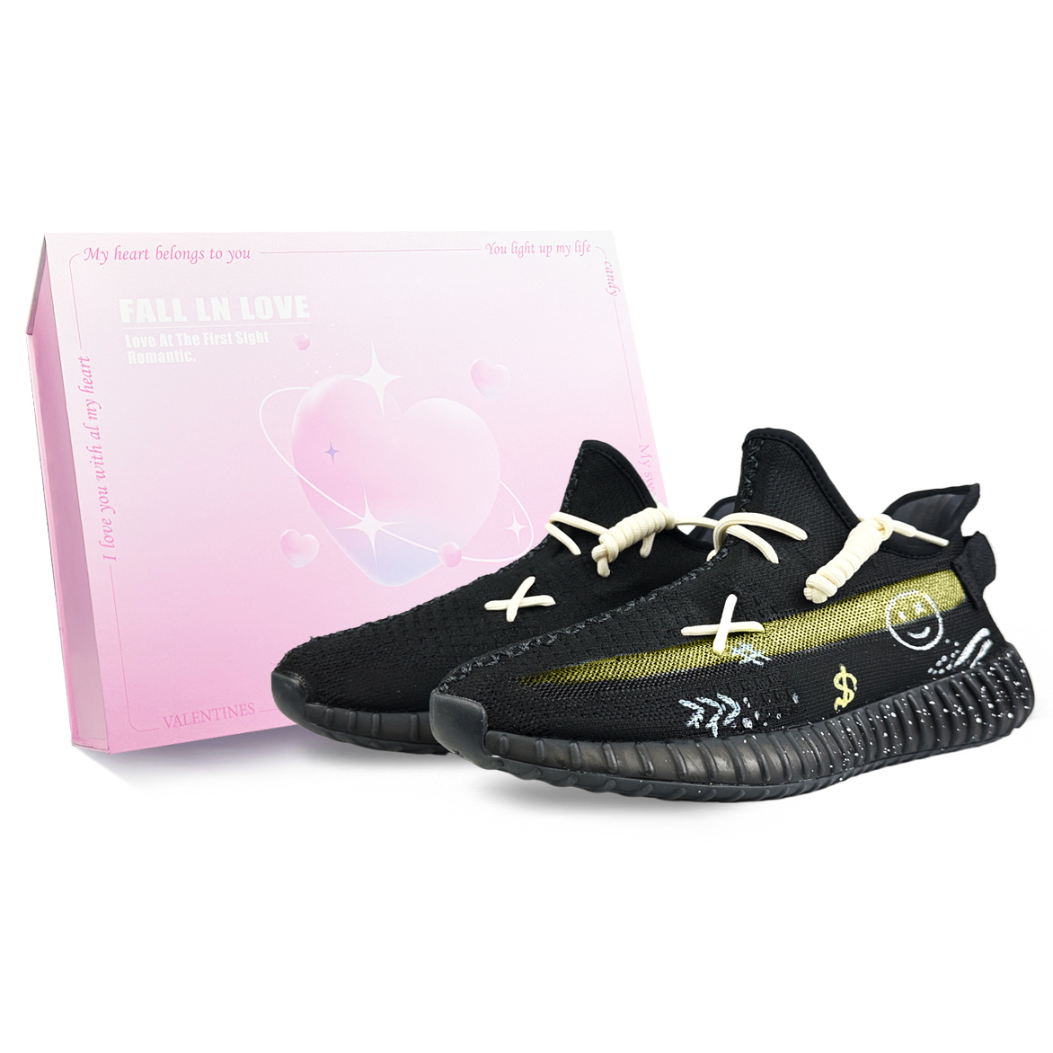 

Adidas Originals Yeezy Boost 350 V2 низкие повседневные кроссовки унисекс черные, цвет Black