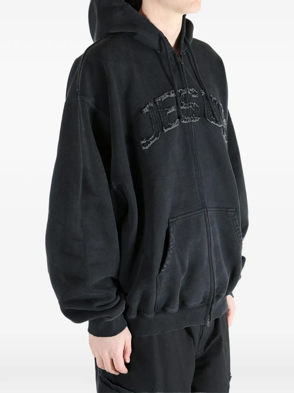 Толстовка на молнии Vetements, черный — фото 3