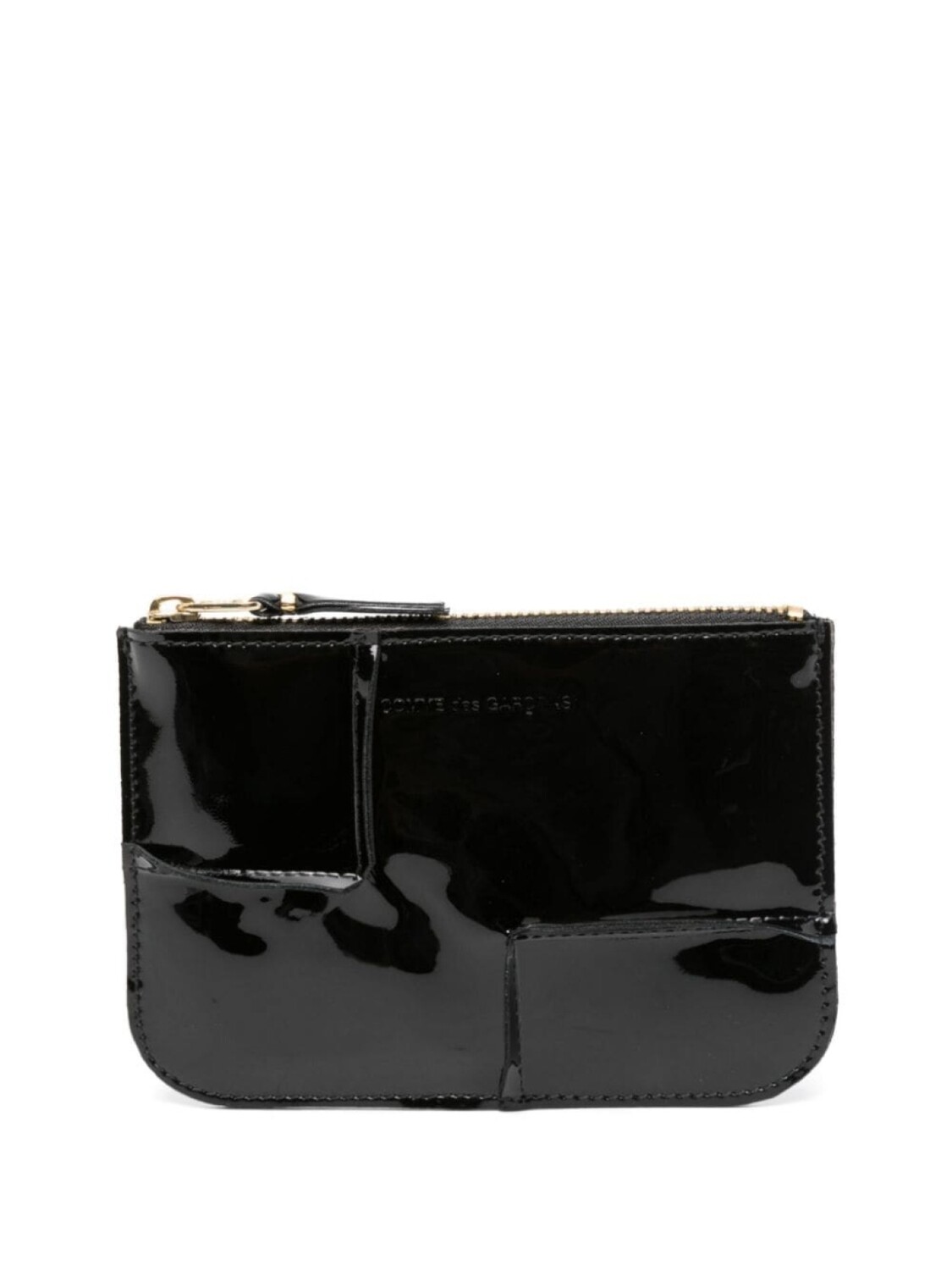 

Comme Des Garçons Wallet кожаный кошелек с тисненым логотипом, черный