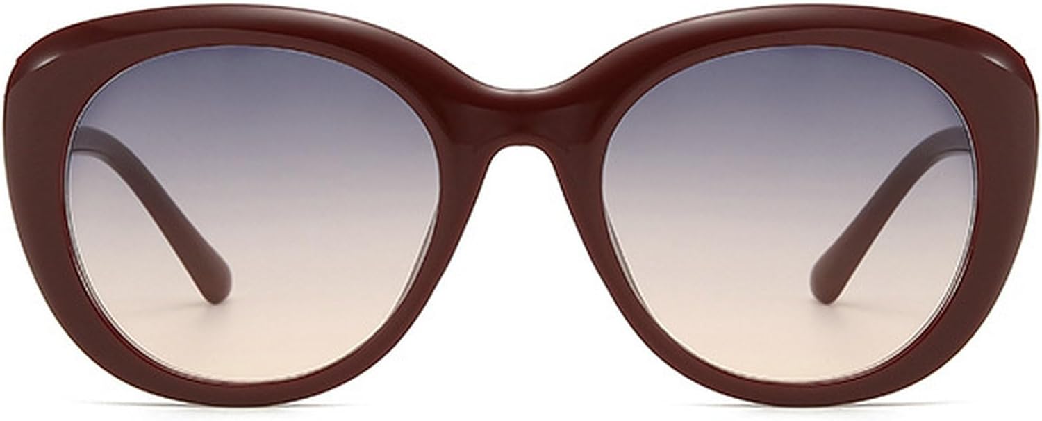 

Ретро круглые солнцезащитные очки для женщин и мужчин, градиентные солнцезащитные очки в стиле 90-х, модные большие солнцезащитные очки с защитой от УФ-излучения UV400 mincl, Red