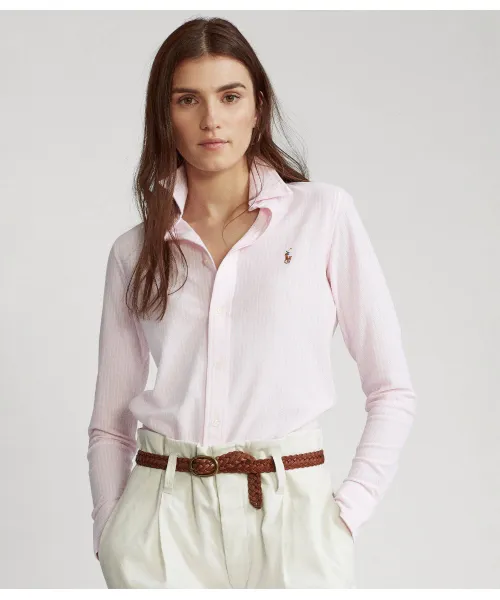 

Рубашка Slim fit Polo Ralph Lauren, розовый