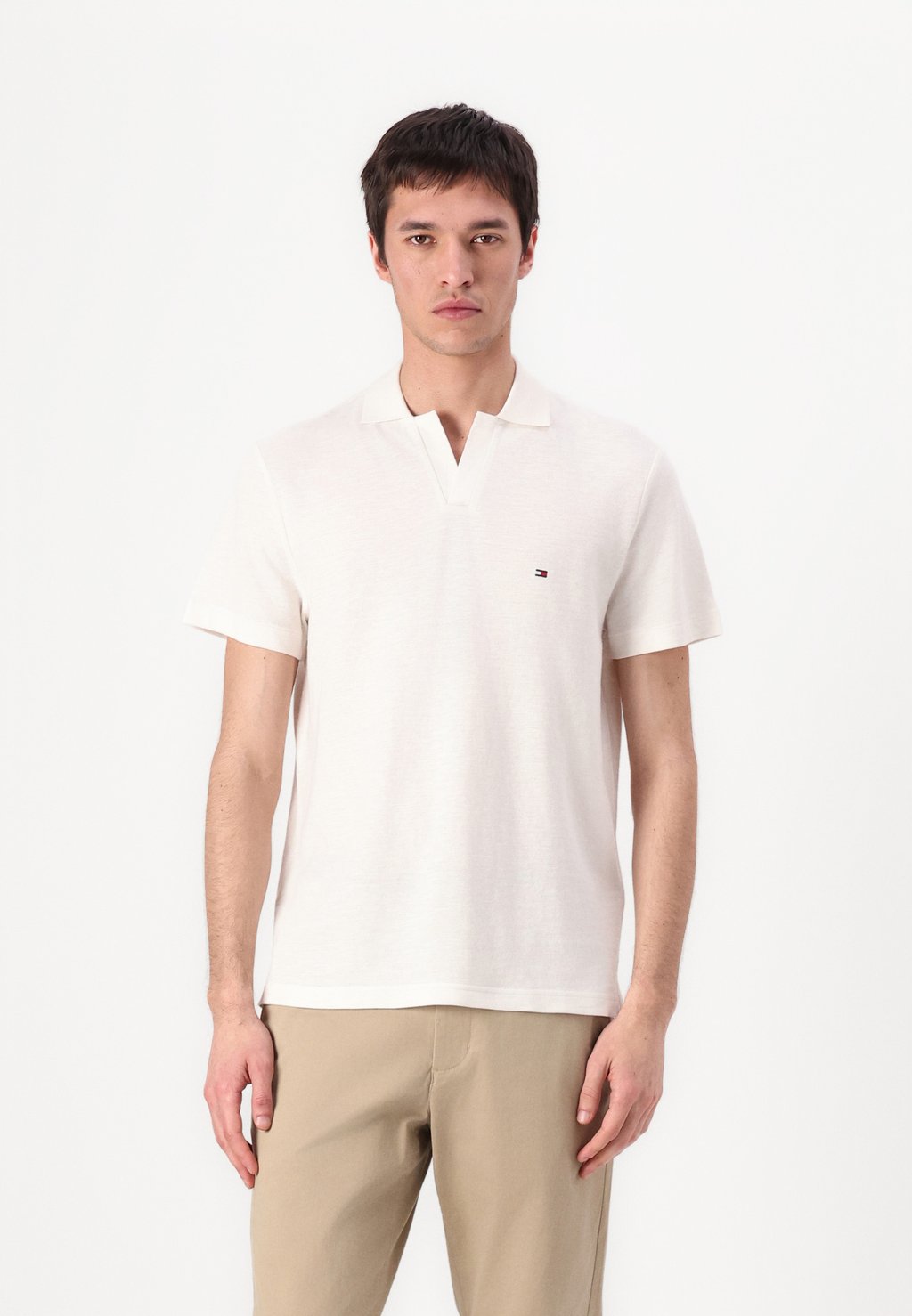 

Поло SLUB Tommy Hilfiger, белый