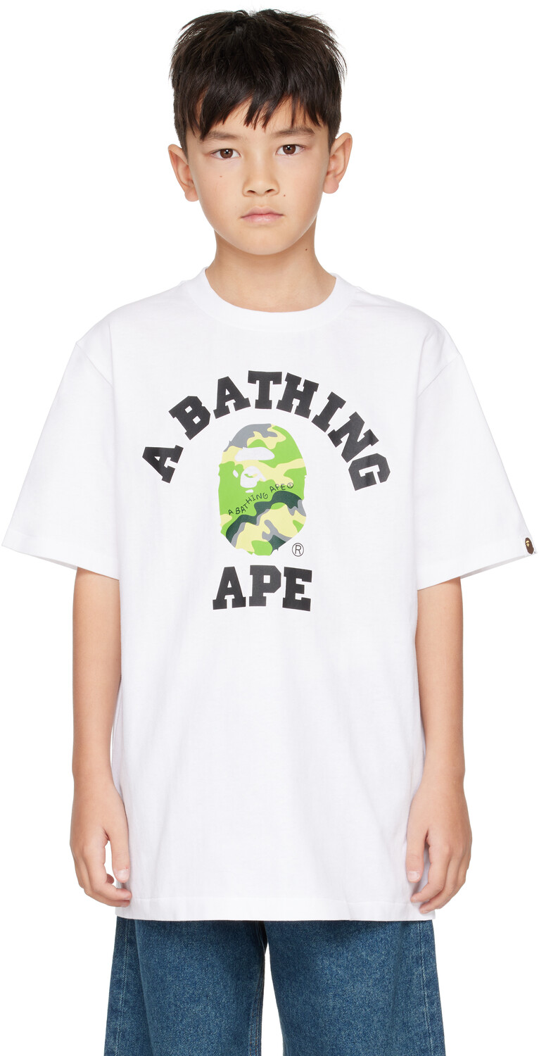 

Футболка детская Woodland Camo College BAPE