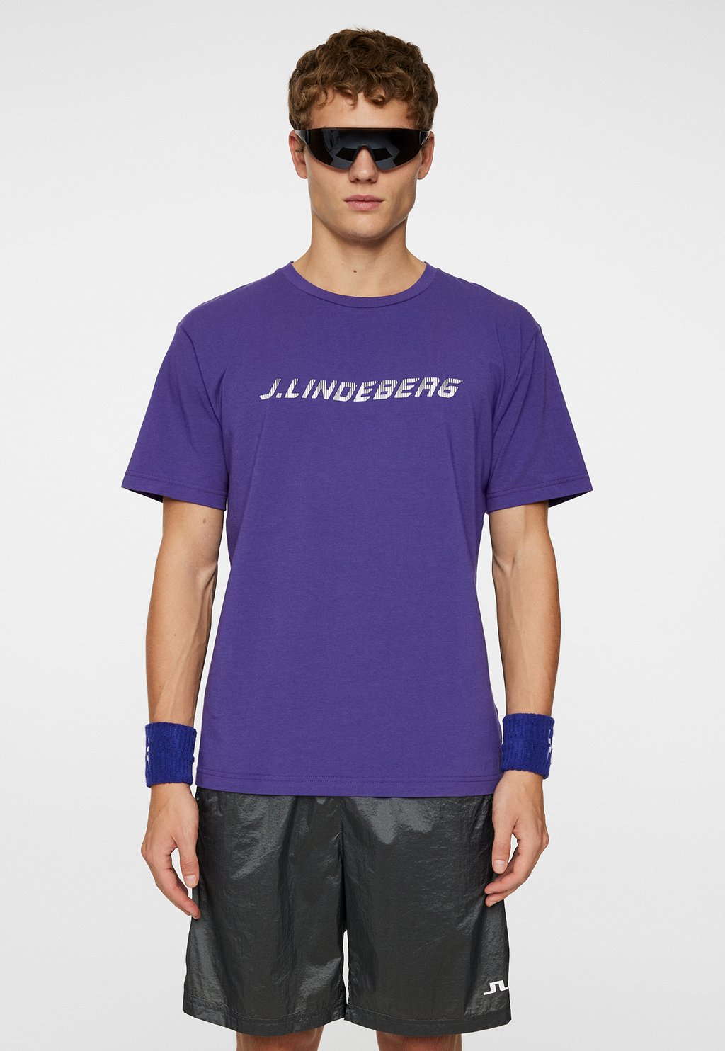 

Футболка с принтом KEN J.LINDEBERG Sports, синий
