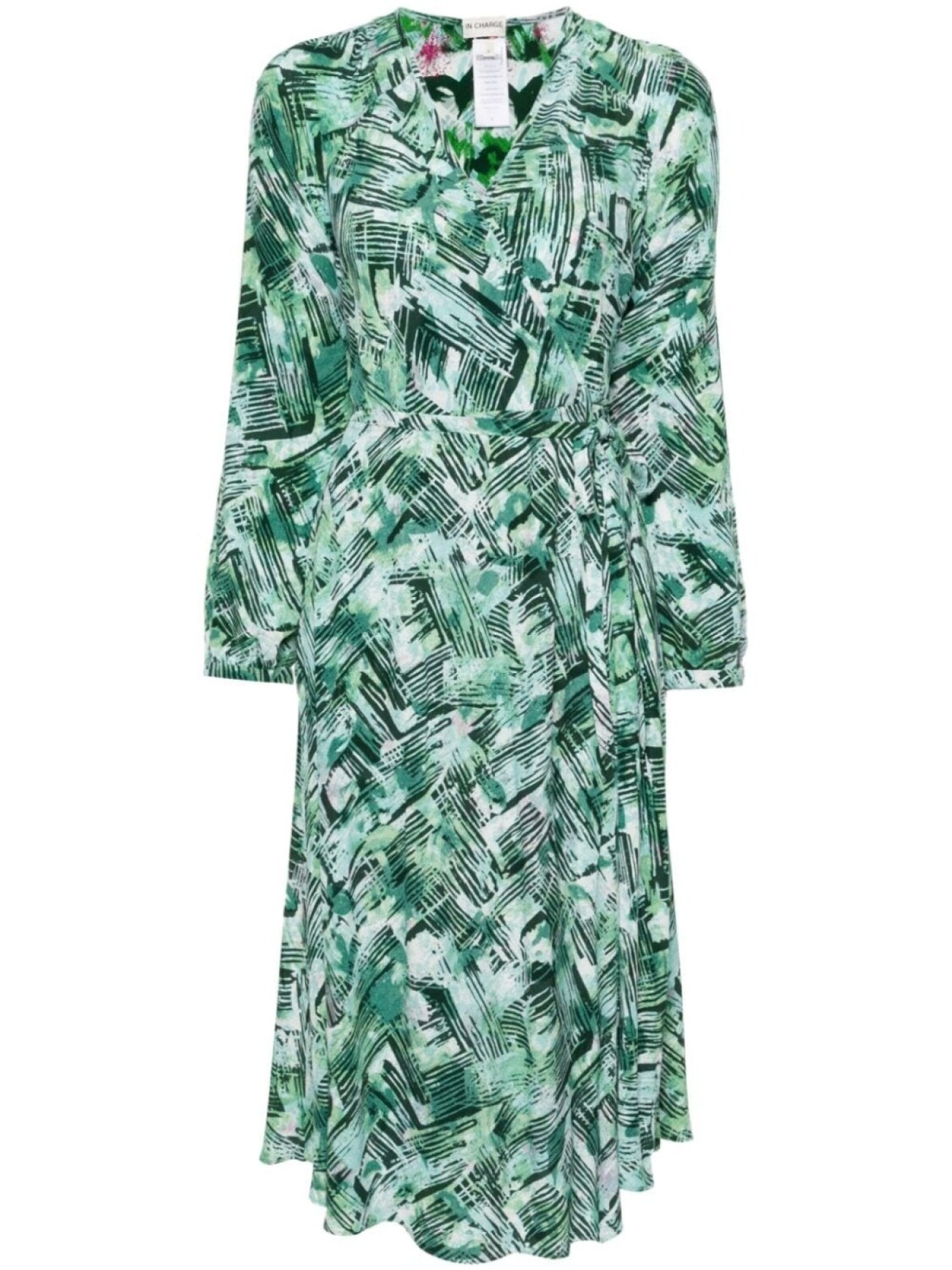 

Diane Von Furstenberg двустороннее платье миди Leo, зеленый