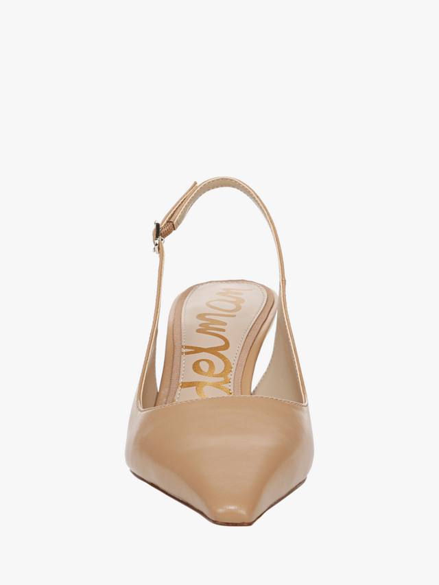 Туфли-лодочки bianka kitten на высоком каблуке с откидной спинкой Sam Edelman, цвет French Sand — фото 4