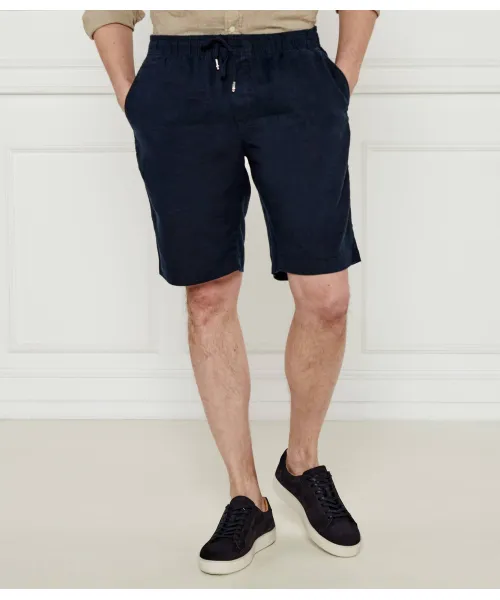 

Льняные шорты Harlem Po Regular fit Tommy Hilfiger, синий