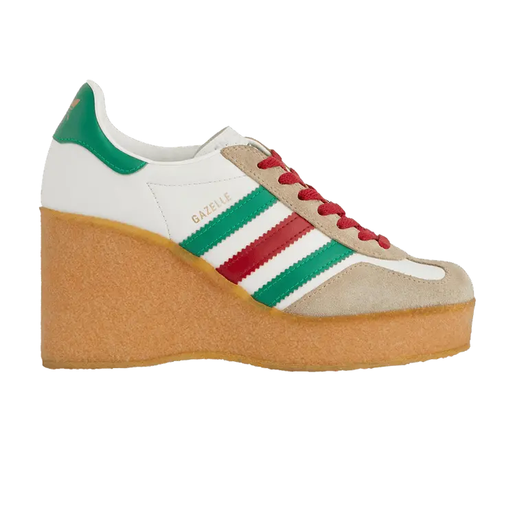 

Кроссовки adidas Adidas x Gucci Wmns Wedge Gazelle White Green Red, белый