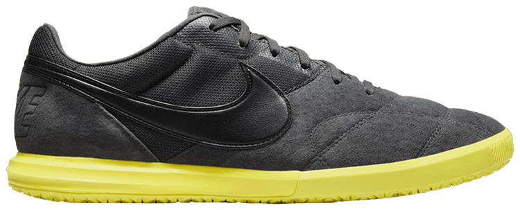 

Кроссовки Nike Premier 2 Sala IC 'Dark Smoke Grey Yellow Strike', серый