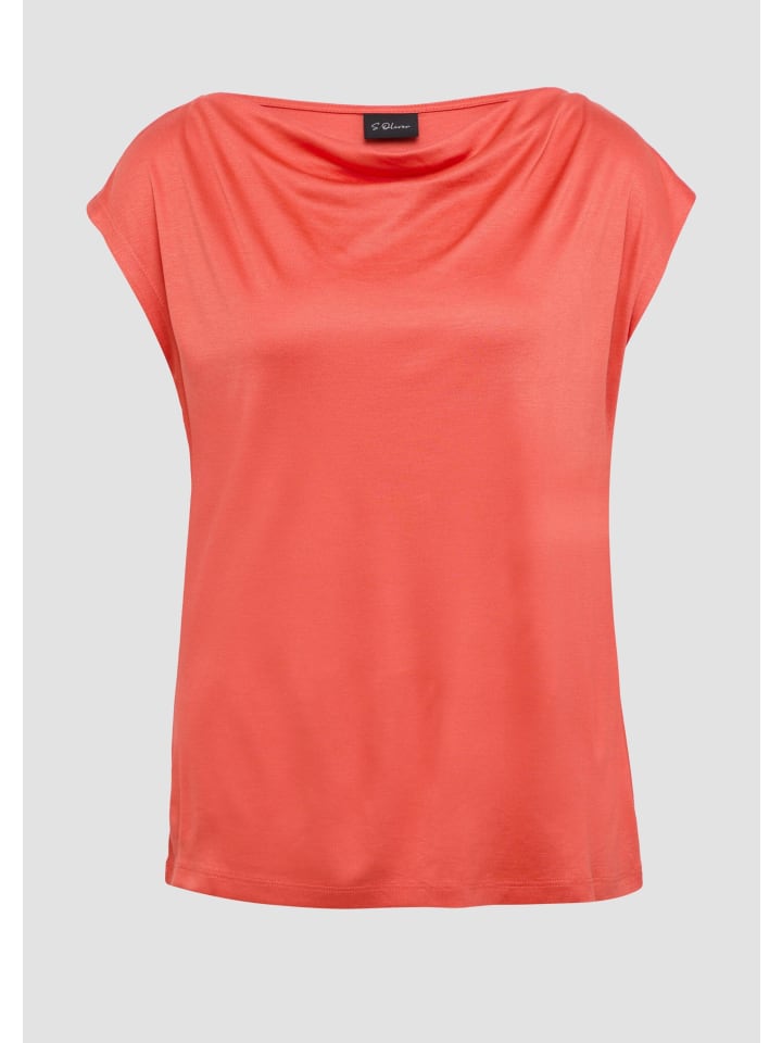 

Футболка цвета 3221_кораллово-красный s.Oliver