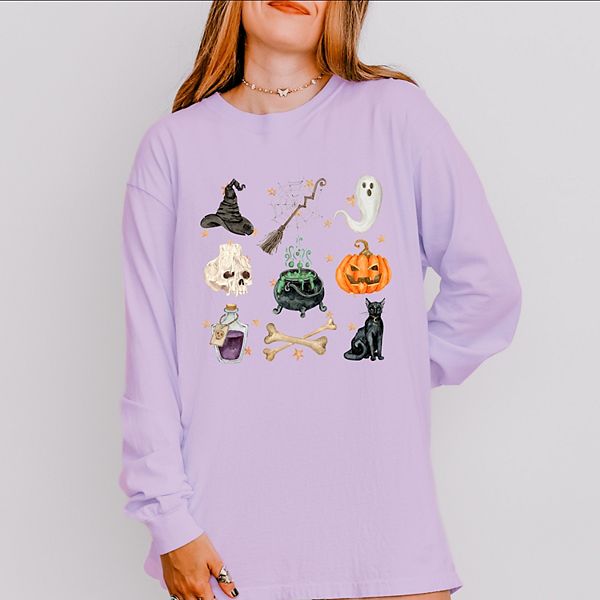 

Футболка с длинным рукавом Halloween chart stars Simply Sage Market, Orchid, Зеленый, Футболка с длинным рукавом Halloween chart stars Simply Sage Market, Orchid