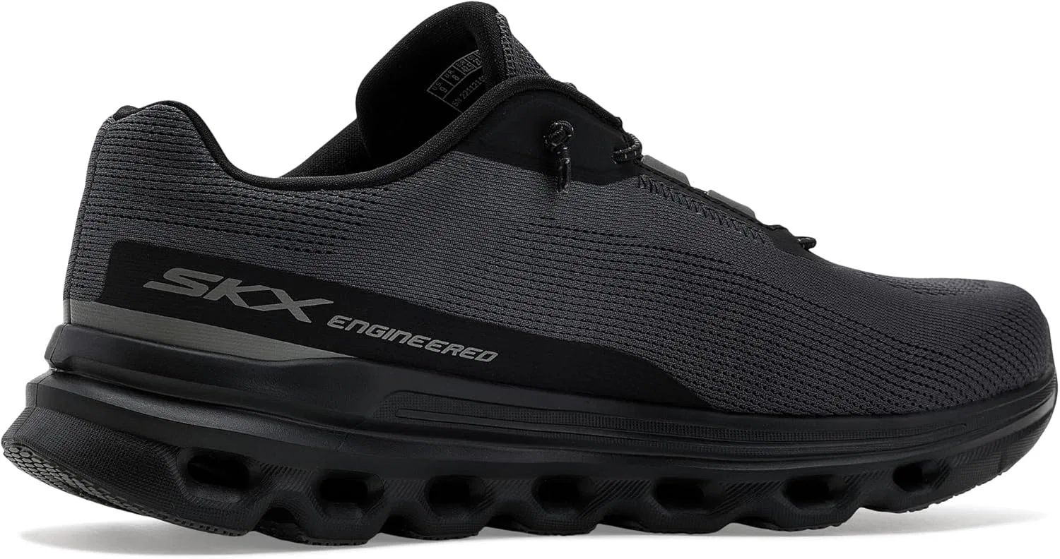 Мужские кроссовки Skechers Go Run Glide Step Arch Fit Ackler, Black Dark Grey — фото 3
