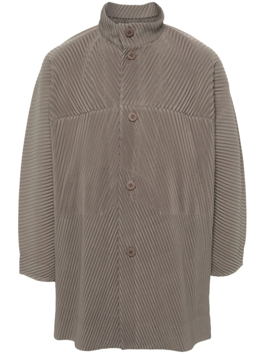 

Homme Plissé Issey Miyake плиссированное пальто MC November, зеленый