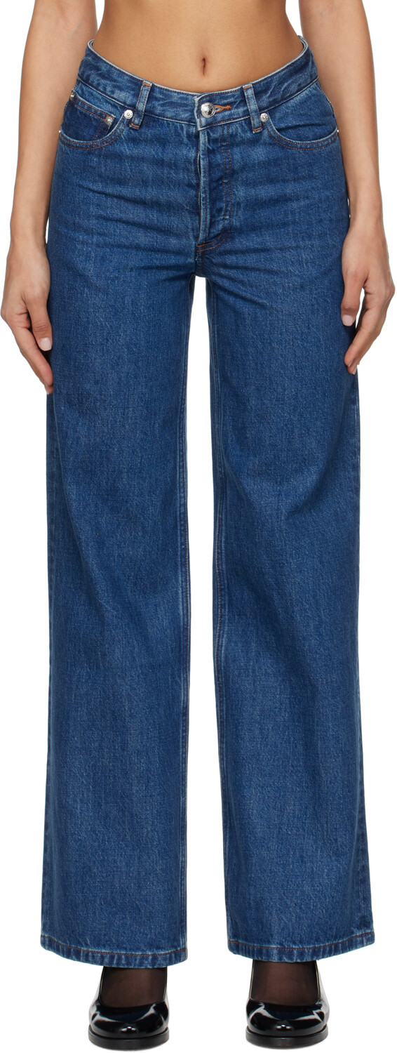

Синие джинсы Элизабет A.P.C., Stonewashed indigo