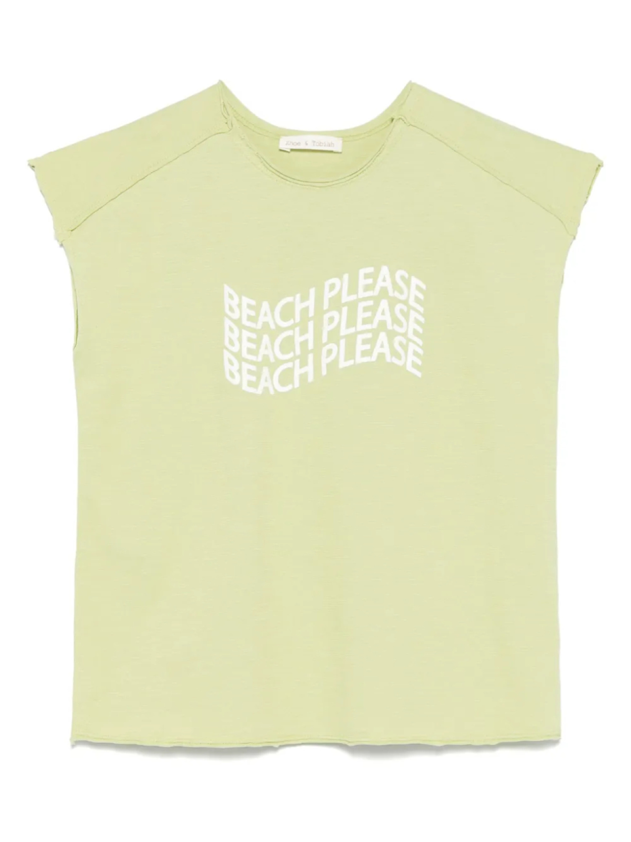 

Футболка с надписью Zhoe & Tobiah, зеленый