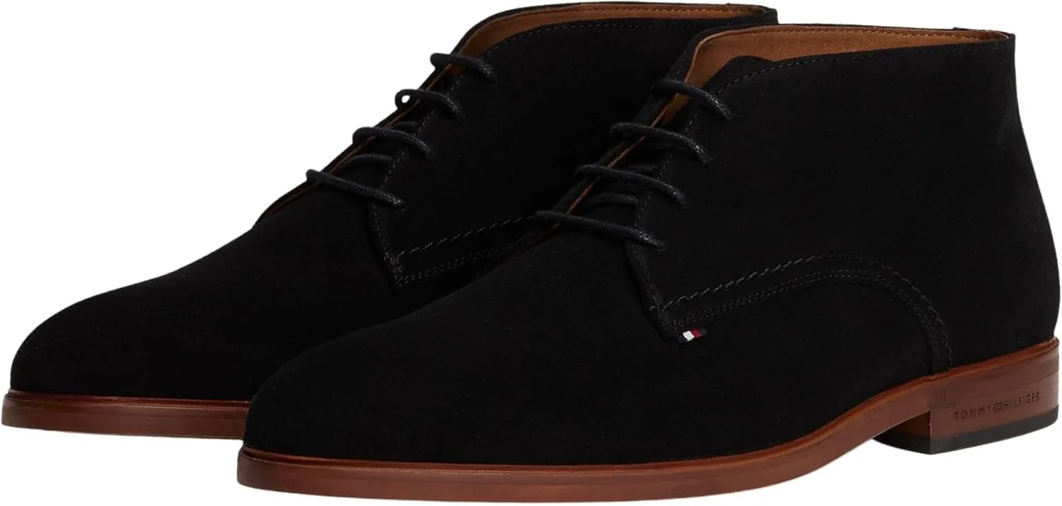 Мужские ботильоны Tommy Hilfiger Hilfiger Fm0fm05726, маленькие ботинки, черный — фото 4