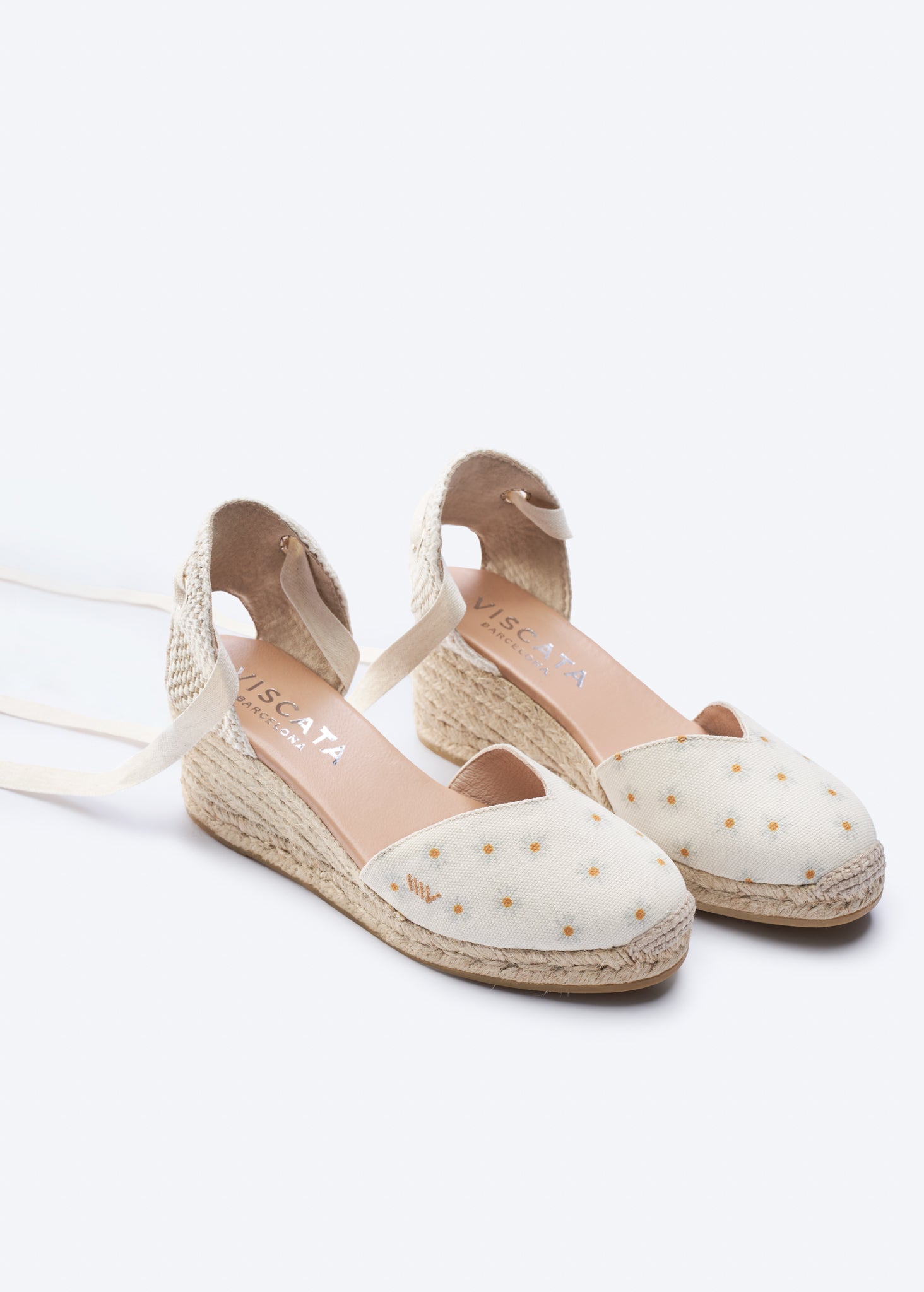 Эспадрильи из холста Gava Limited Edition на танкетке Viscata, Daisy — фото 4