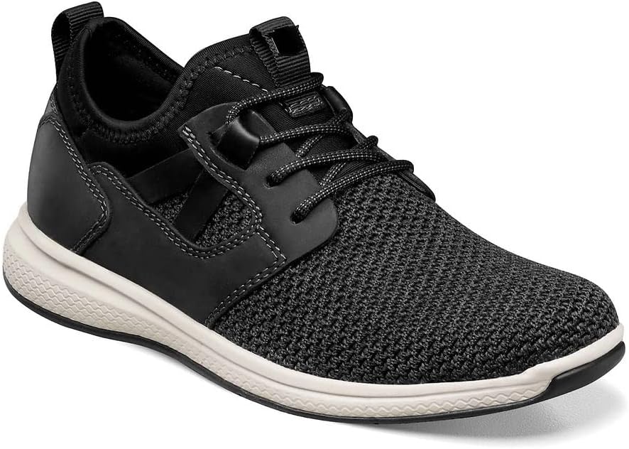 Кроссовки Florsheim для мальчиков, модель Great Lakes Knit с простым носком - для младших и старших детей, черный