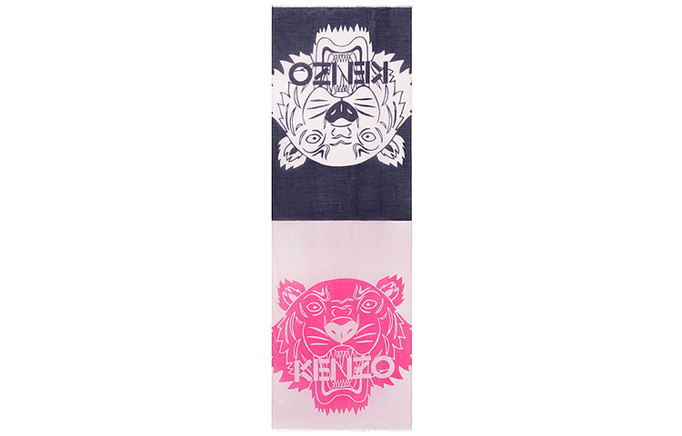 

KENZO Вязаный шарф унисекс пастельно-розового цвета