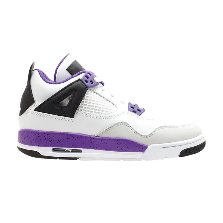 

Кроссовки Air Jordan 4 Retro GS 'Ultraviolet', белый