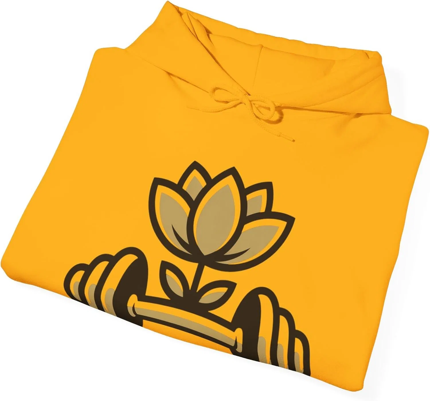 Худи Lotus Balance - мотивационная толстовка для фитнеса, одежда для спортзала, подарок для него/нее, одежда для здоровья и йоги — фото 4