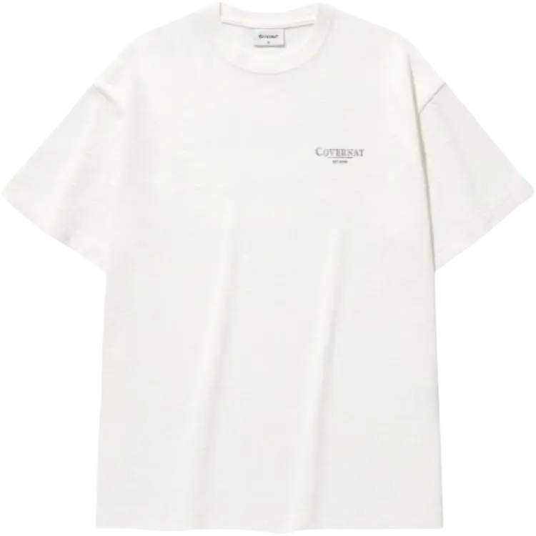 

COVERNAT Футболка унисекс белая, Белый, COVERNAT Футболка унисекс белая