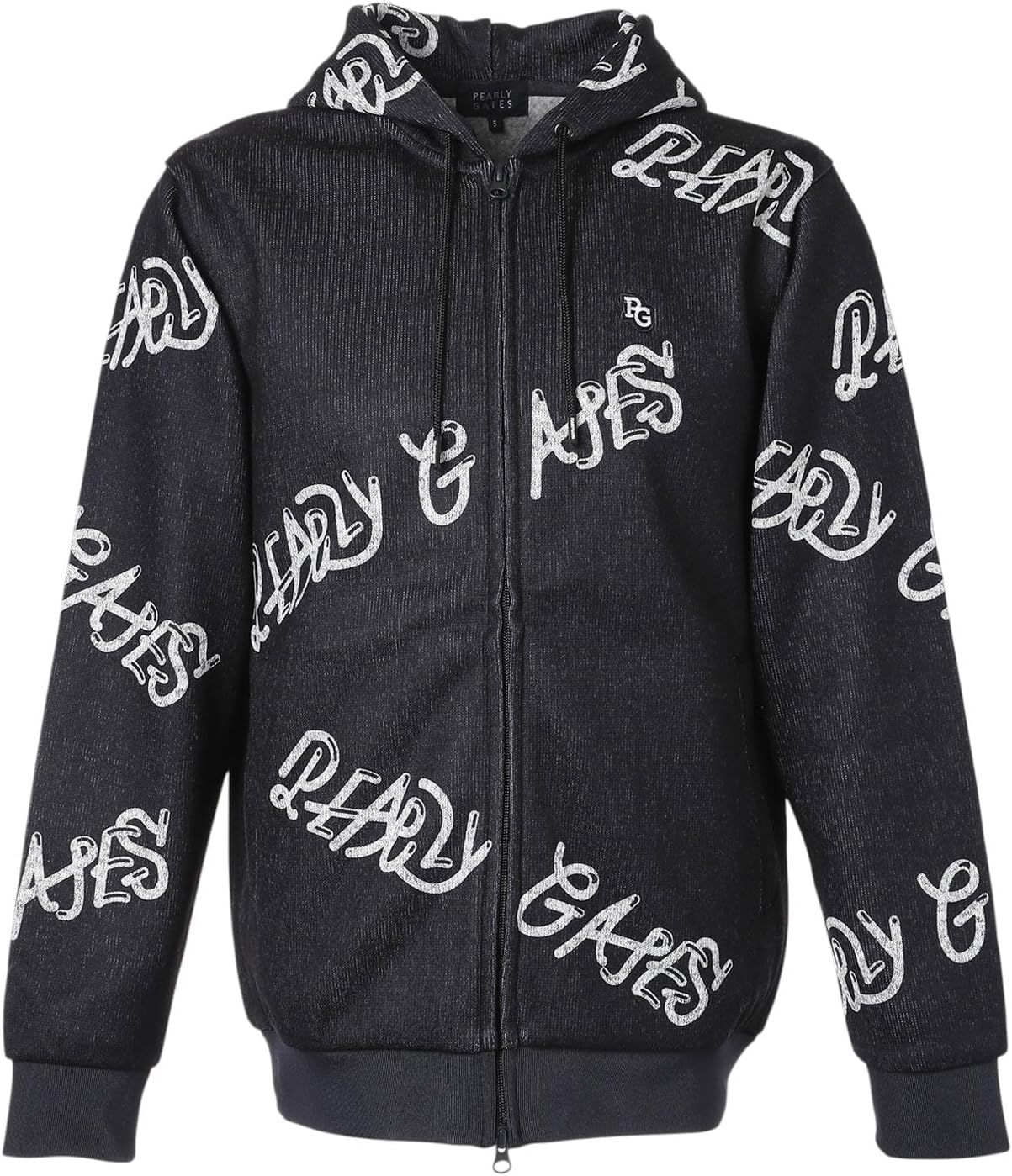 

Мужская толстовка с капюшоном Parly Gates 053-5262135 (мягкий логотип) Pearly Gates, темно-синий/белый