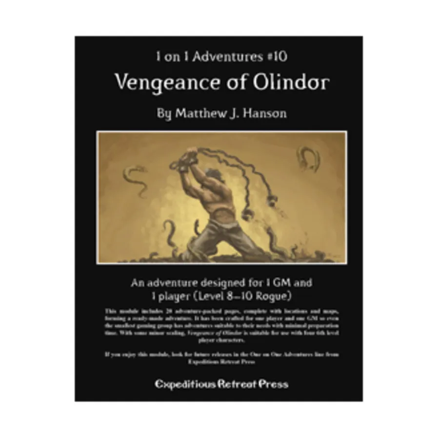

Модуль Vengeance of Olindor, 1 on 1 Adventures (d20)