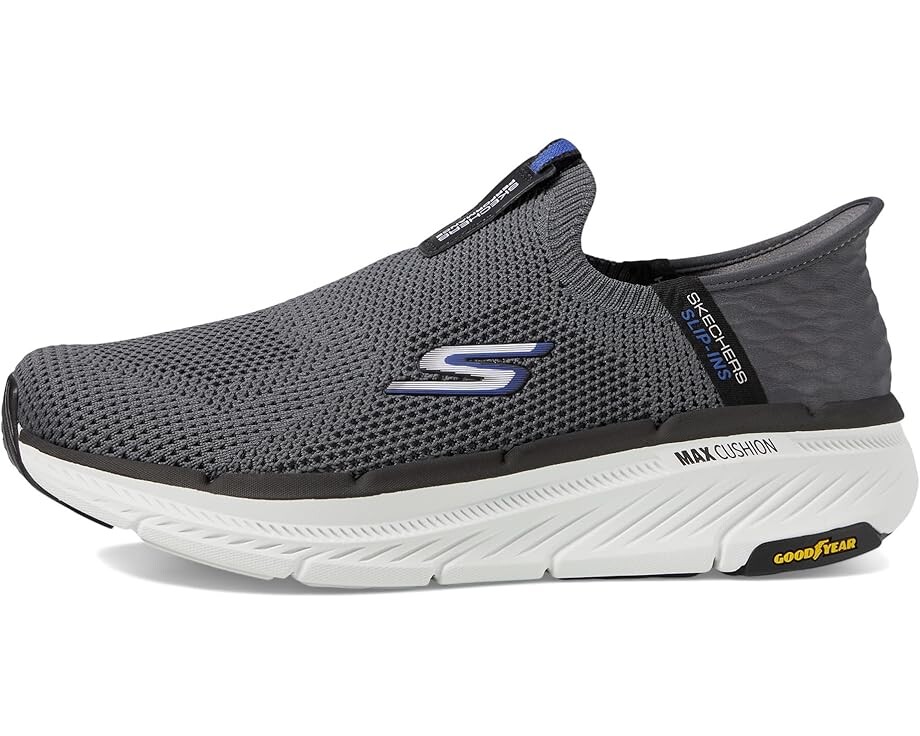 Кроссовки SKECHERS Hands Free Slip-Ins - Max Cushion Premier 2.0, цвет Charcoal/Black — фото 4
