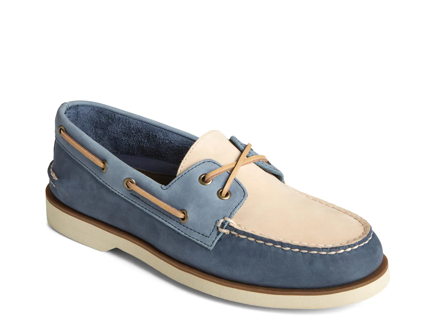 

Топсайдеры Authentic Original 2-Eye Double Sole Boat Shoe Sperry, темно-синий