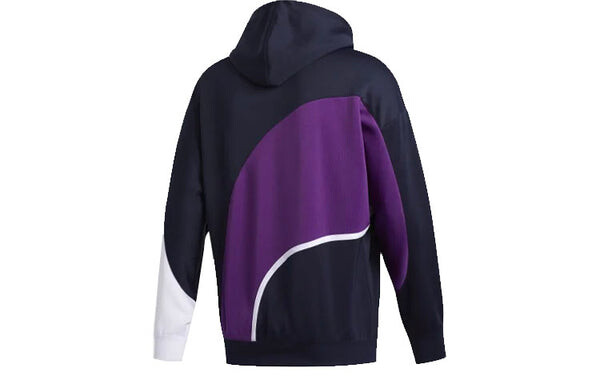 Толстовка originals colorblock casual sports gradient pullover blue Adidas, синий — фото 2