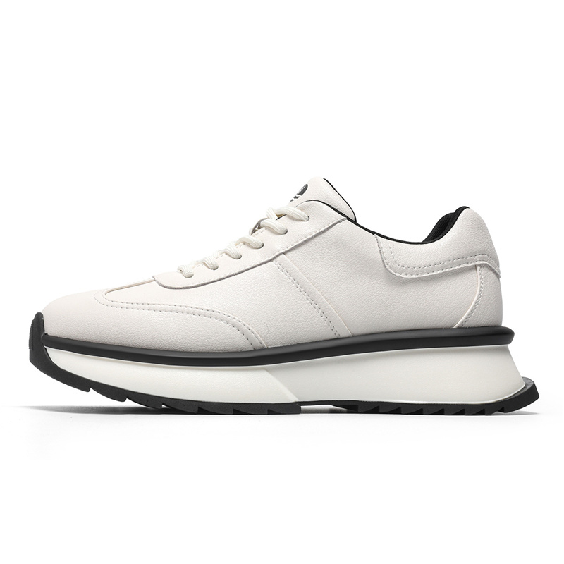 

NAVIGARE Небольшие повседневные туфли-парусники, увеличивающие рост, белые, мужские