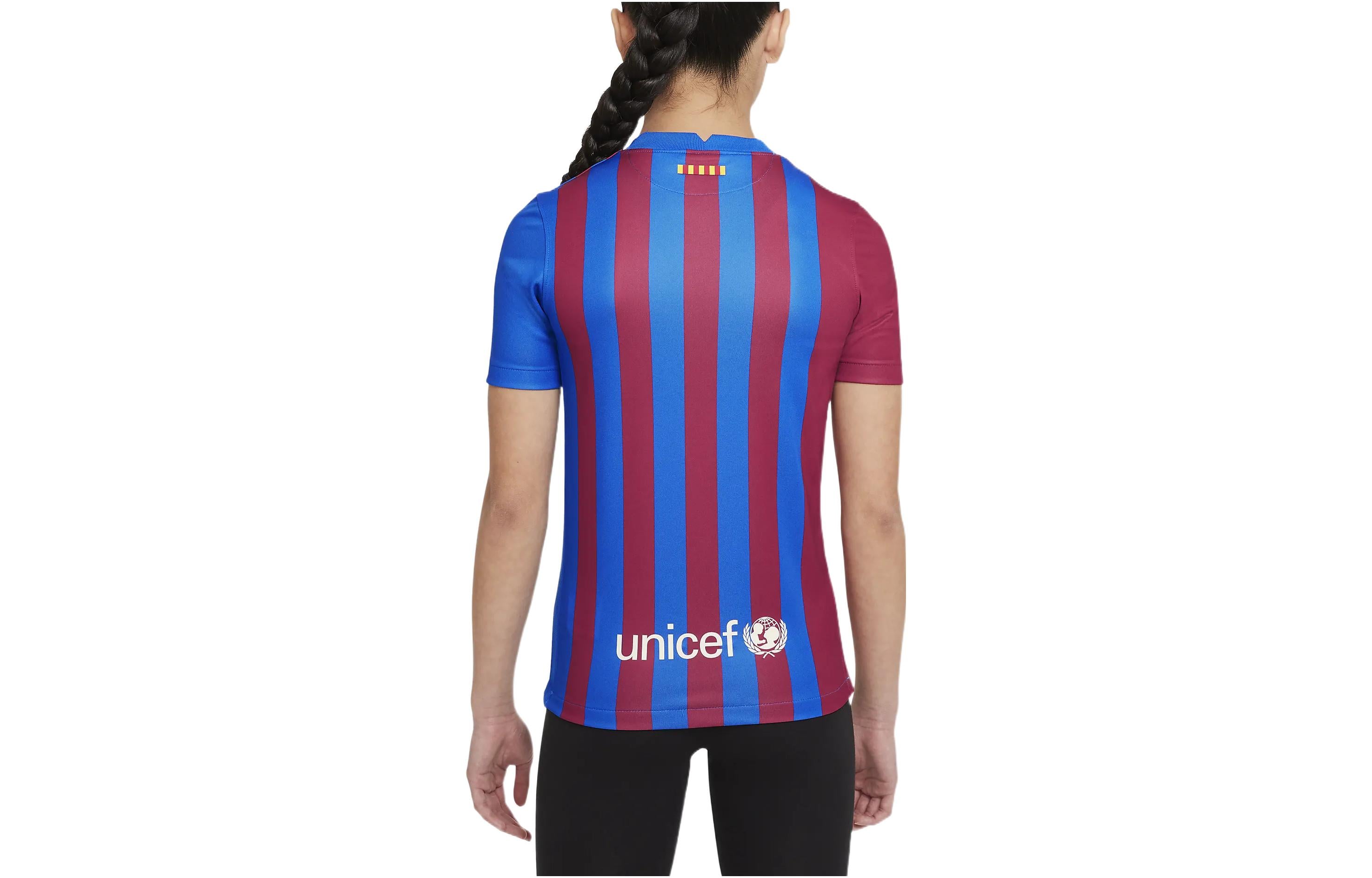 Джерси (GS) Nike FCB YNK DF Stadium STAD Jersey JSY Short Sleeve SS Home HM SOAR — фото 2