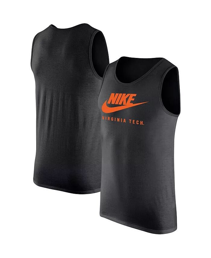 

Мужская черная майка Virginia Tech Hokies Futura Performance с круглым вырезом Nike