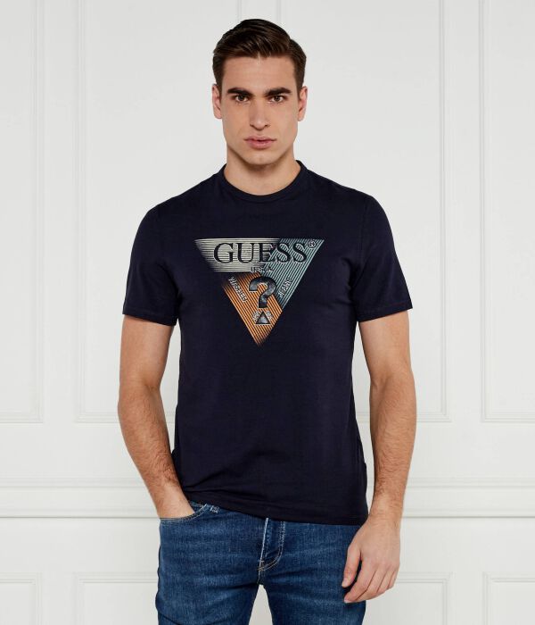 

Футболки Slim fit Guess Jeans, синий