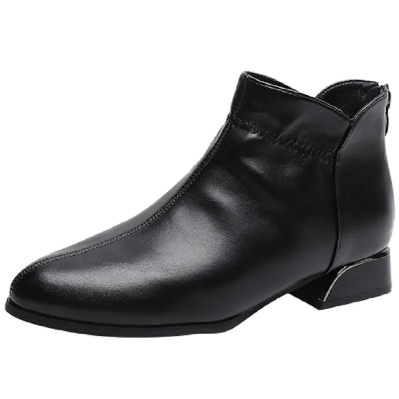 Mulinsen Черные женские ботильоны, цвет Black
