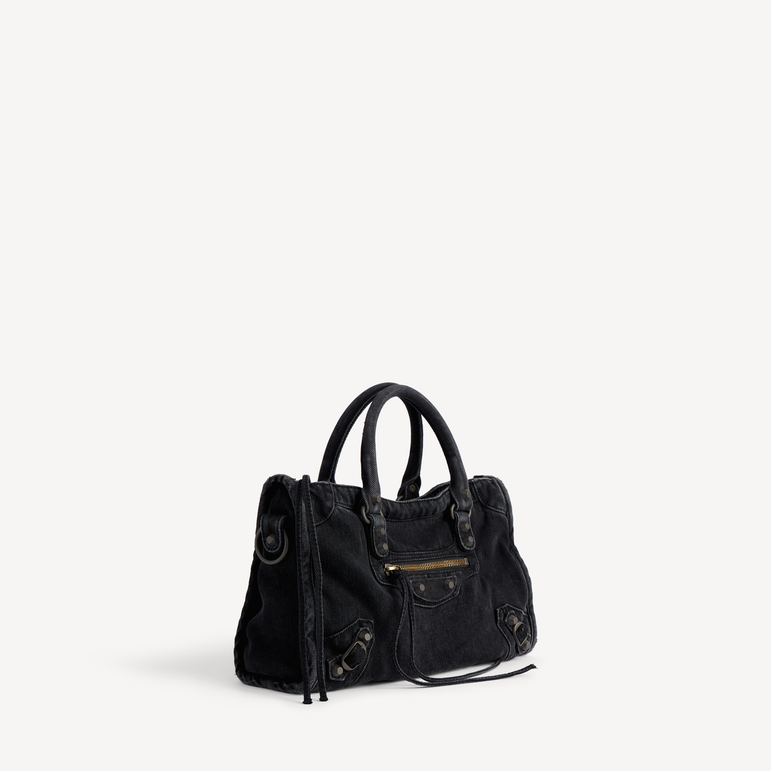 Женская сумка le city small в черном цвете BALENCIAGA, черный — фото 2