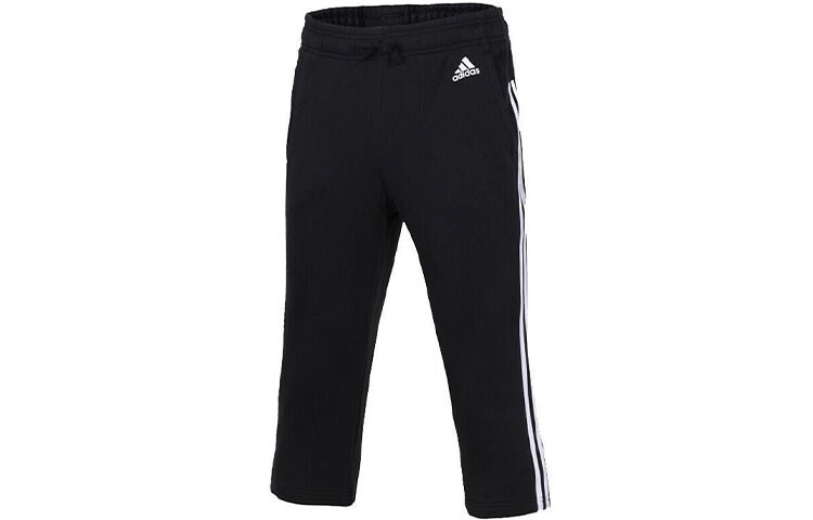 

Трикотажные спортивные штаны женские черные Adidas