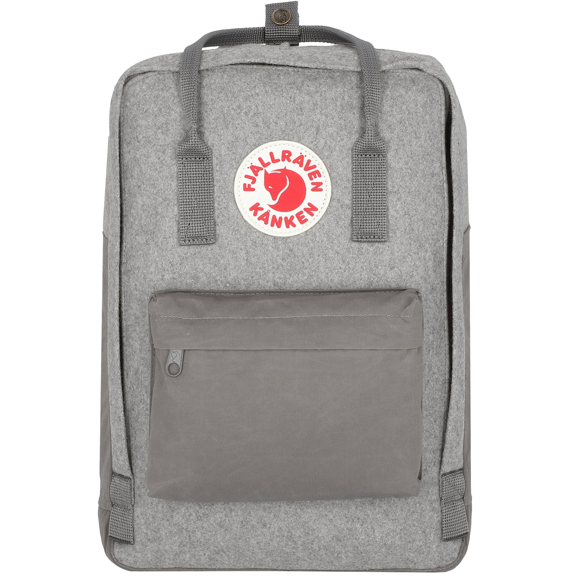 

Рюкзак FJÄLLRÄVEN Kanken Re Wool 40 cm Laptopfach, цвет granite grey