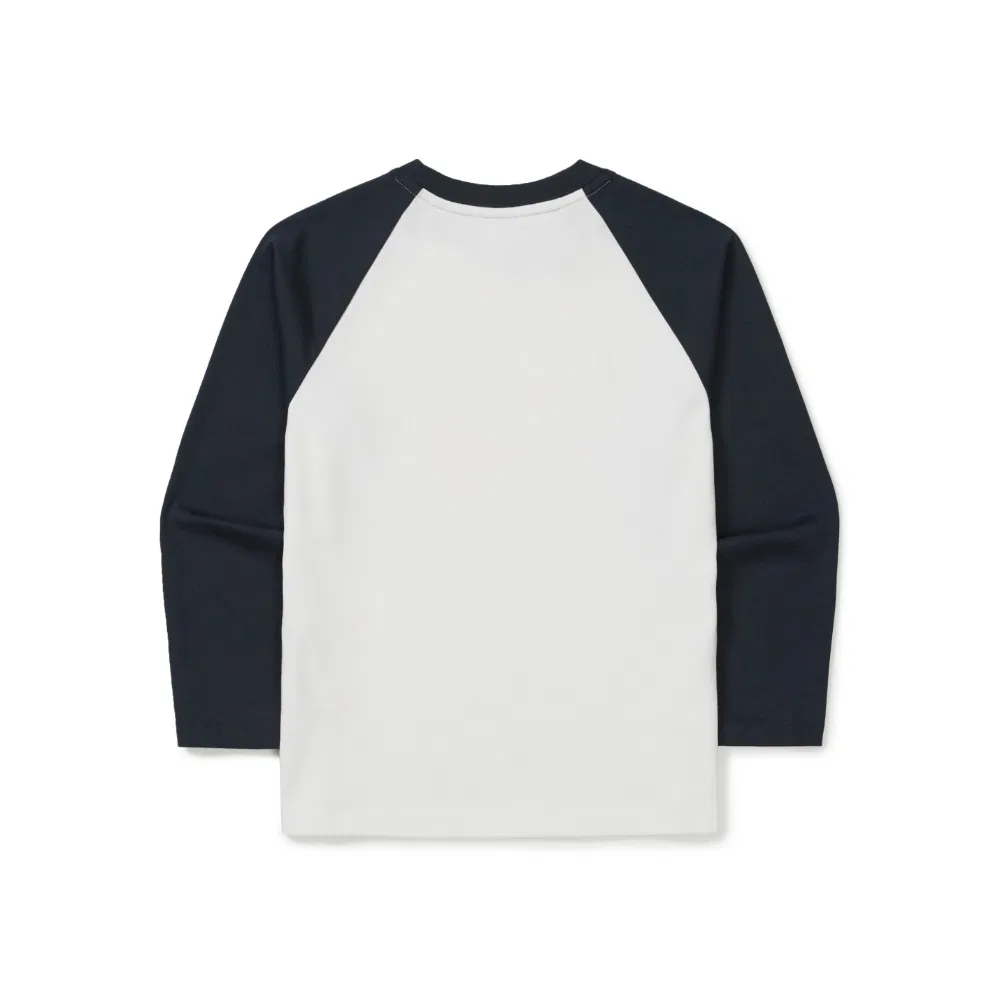 Детская футболка Snowpeak Apparel Kids реглан, тёмно-синяя — фото 4