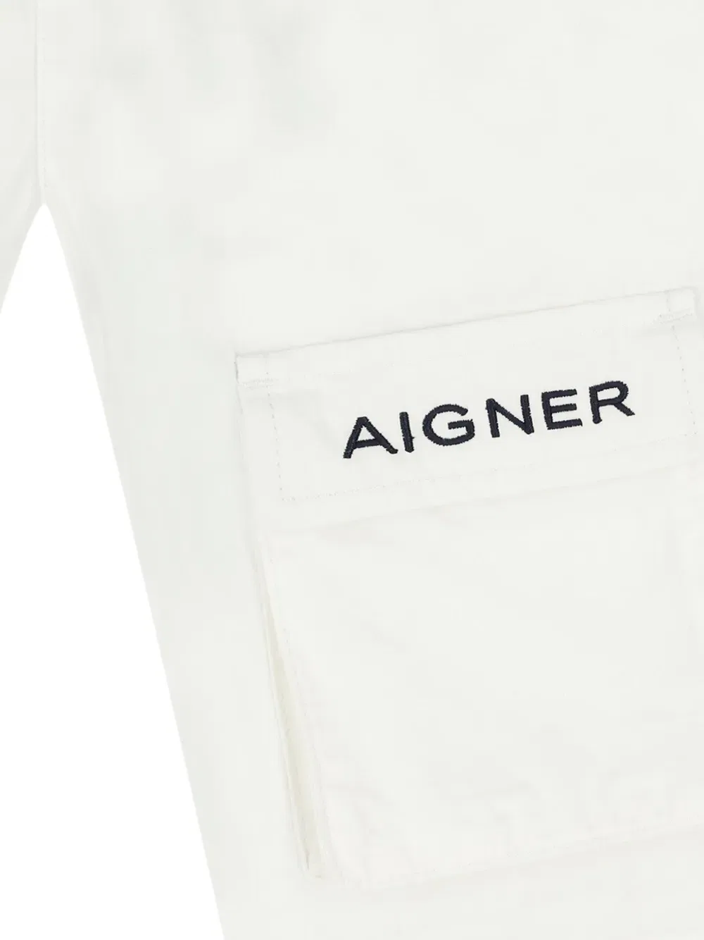 Шорты с накладными карманами Aigner Kids, белый — фото 3