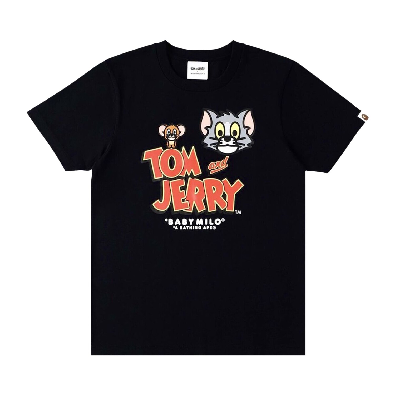 

Футболка Baby Milo 1 BAPE x Tom & Jerry Черная, Черный, Футболка Baby Milo 1 BAPE x Tom & Jerry Черная