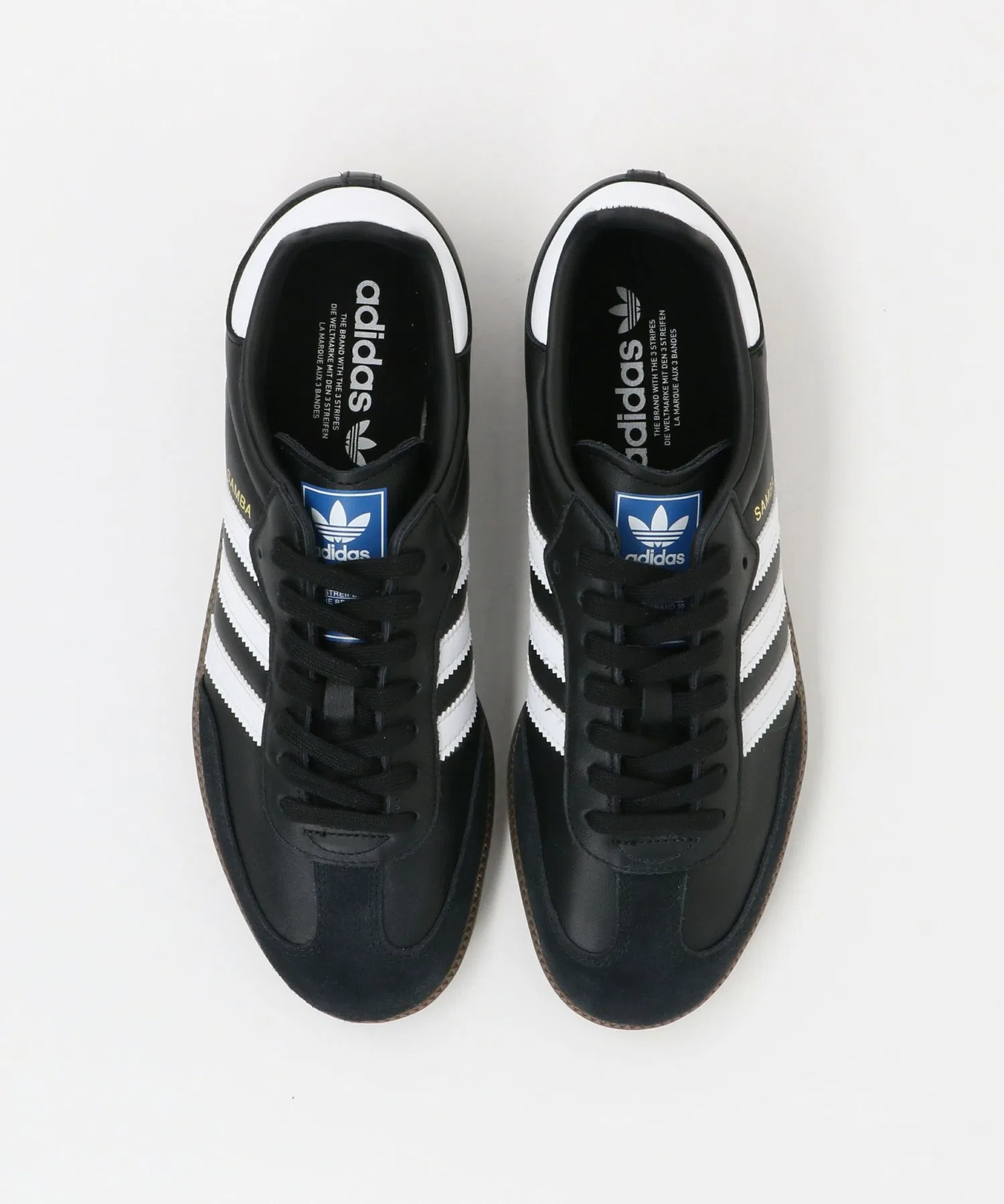 Мужские кроссовки adidas Originals SAMBA OG чёрные — фото 3