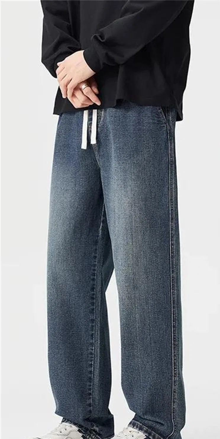 Джинсы свободные Vintage Washed, Gray — фото 2