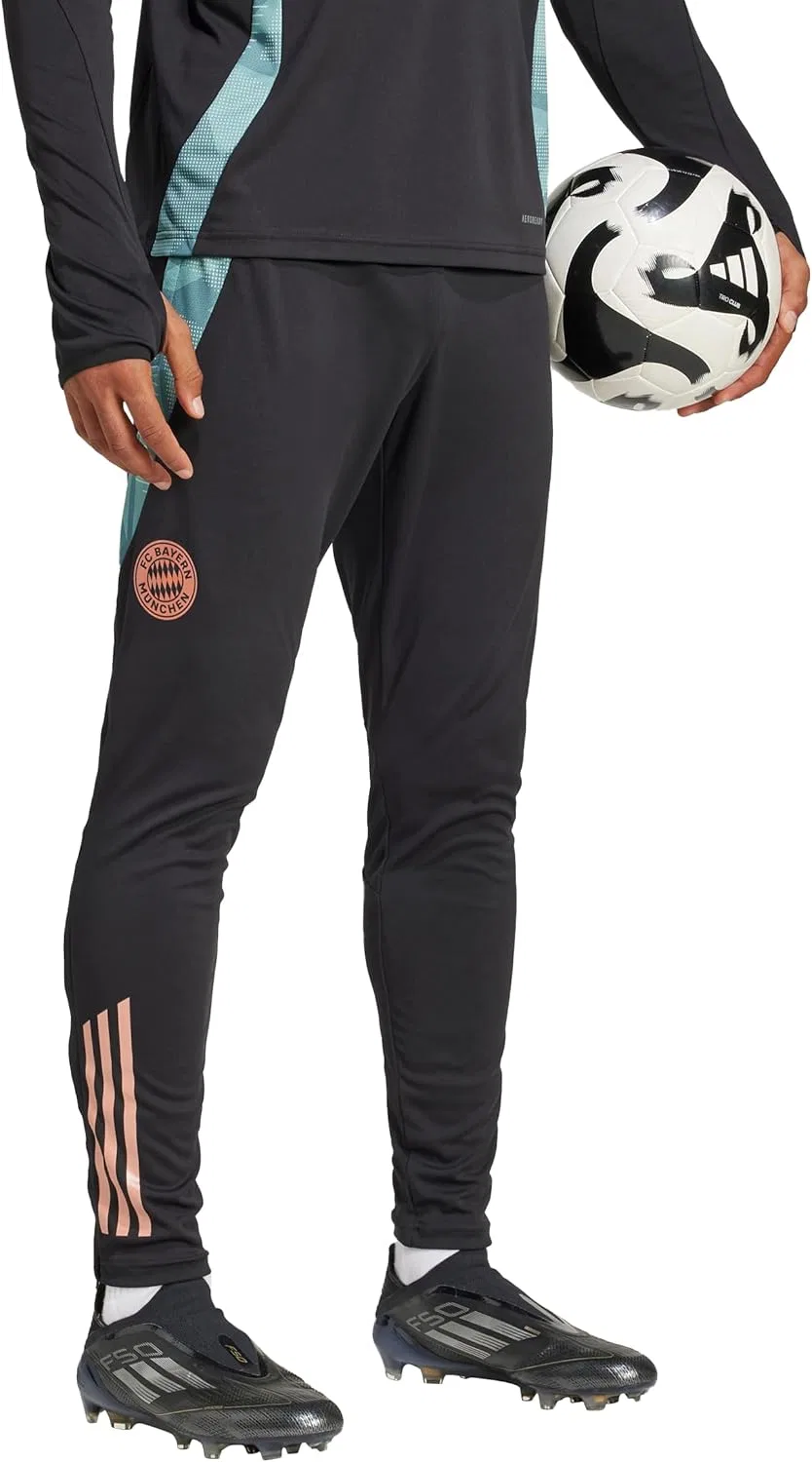 Тренировочные брюки Adidas Men's FC Bayern Munich 24/25, черный — фото 4