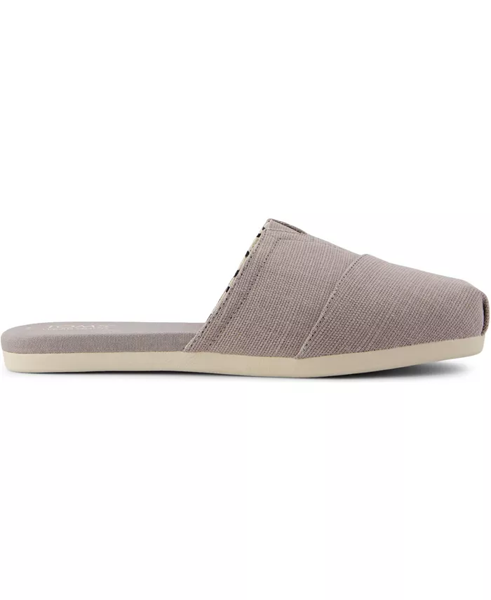 Женские мюли-альпаргаты с миндалевидным носком Espadrille Almond Toe Mules TOMS, серый — фото 2