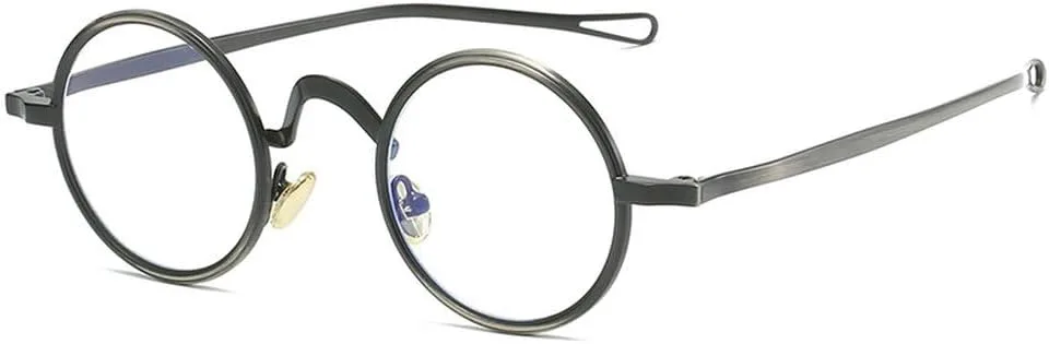 

Ретро металлические круглые панк поляризованные солнцезащитные очки для женщин с прозрачными линзами, оправа для мужчин, солнцезащитные очки UV400 SKFGNX, Gun Clear